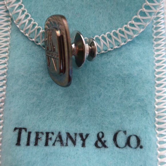 Tiffany Sterling Silver tie or lapel pin - Picture 4 of 8